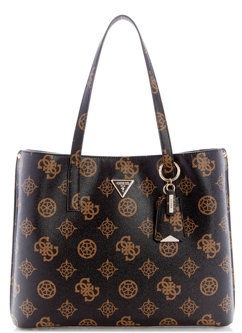 PG877823 Meridian Girlfriend Tote-Mocha Logo