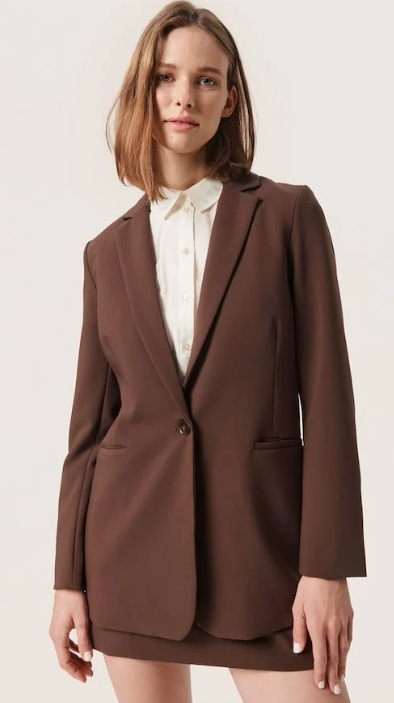 30406764 Corinne Ozark Blazer-Hot Fudge