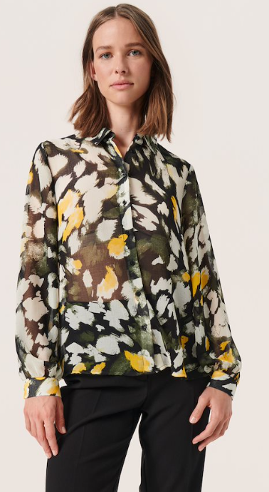 30406977 Josefine Shirt-Green Multi