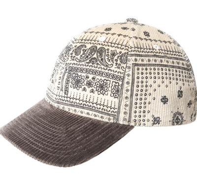 K5389 Flexfit Cord Baseball Cap-Cream