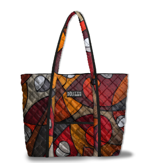 73953 Dolcezza Art Tote-Red Multi