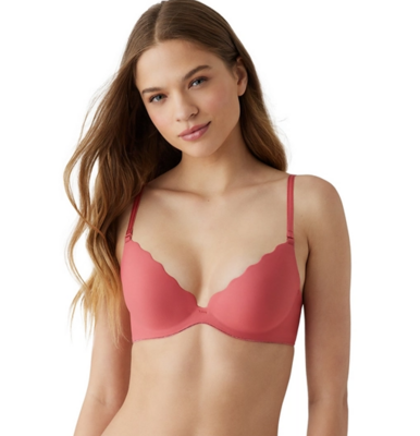 958287 B.Wow&#39;d Push Up Bra-Slate Rose
