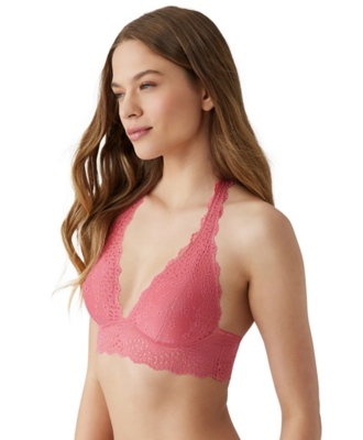 910319 Inspired Eyelet Bralette-Slate Rose