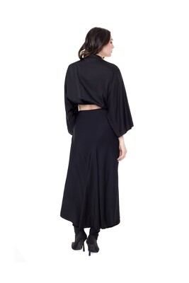 18/23703D Fireside Skirt-Black
