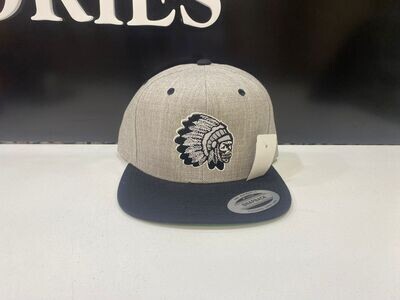 HG2360800 HG Woven Snapback-Heather Grey/Black