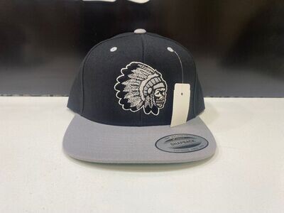 HG2360800 HG Woven Snapback-Black/Silver
