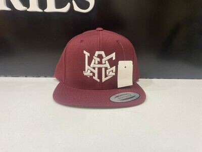HG2360806 HG Woven Snapback-Burgundy