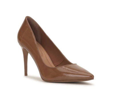 Jessica Simpson Setria Leather Pump-Caramel