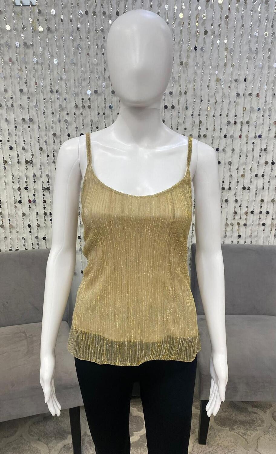 16/17218D Sipping Bubbly Cami-Gold