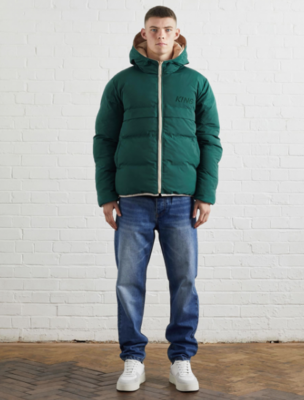 KING Tennyson Reversible Jacket-Green/Cream