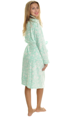Flower Premium Plush Bathrobe