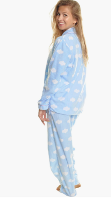 Cloud Cozy Fleece Notch Collar Pajama Set