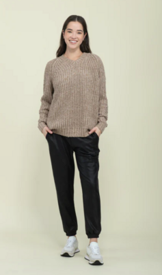Olivia Oversize Sweater-Golden Caramel