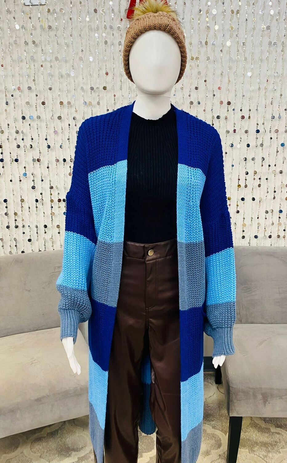 17/6089D Happy Hippy Cardi-Blue
