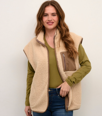 Disa Waistcoat-Feather Gray