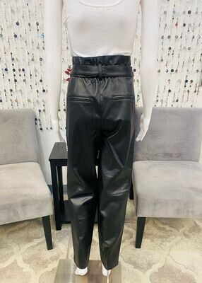 7502312 Maie Paperbag Trousers-Black