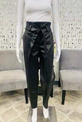 7502312 Maie Paperbag Trousers-Black