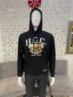 HG2370104 Granite Hooded Pullover-Black
