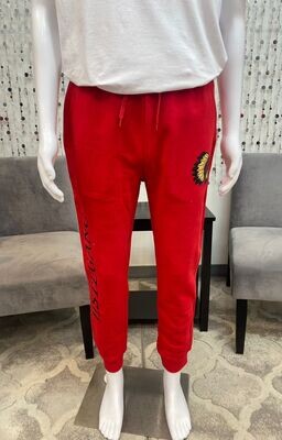 HG2380608 Unstructured Sweatpants-Red
