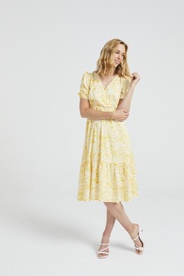 J 034948 Jasmine Dress-Yellow