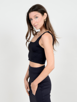 75T068S Catherina Crop Tank-Black