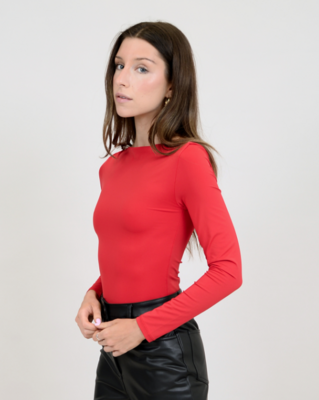 75TJG18 Boa Bodysuit-Engine Red