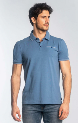 1047 Chandler Polo Shirt-Azur