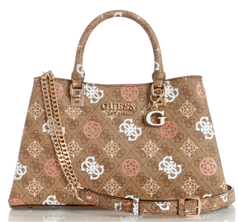 PS931506 Eliette Girlfriend Satchel-Latte Logo