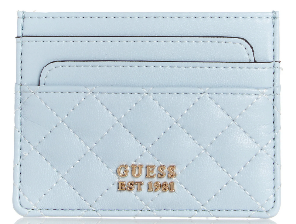QG923635 Rianee Quilt Card Holder-Sky Blue