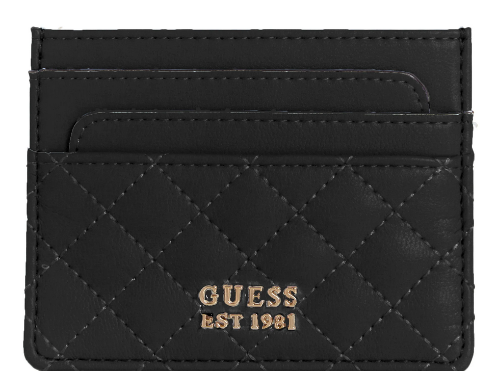 QG923635 Rianee Quilt Card Holder-Black