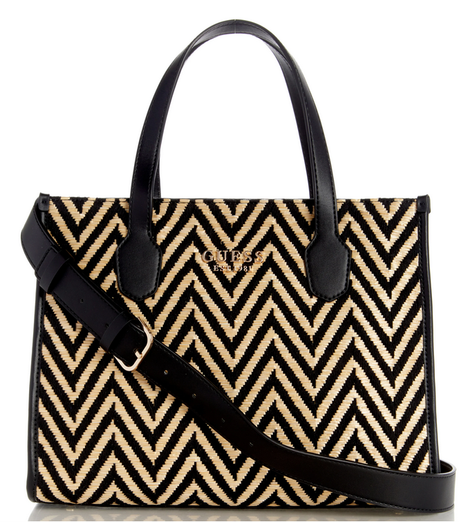 CV866522 Silvana 2 Compartment Tote-Black