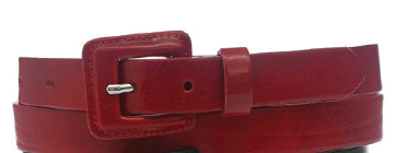 B27672 Leather Belt-Red