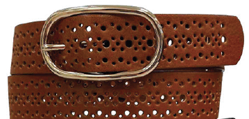 B28792 Leather Belt-Tan