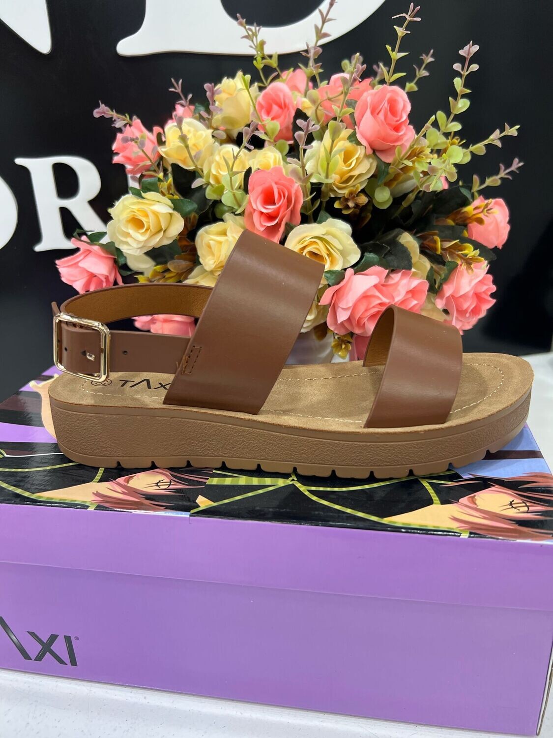 Sadie-01 Sandal-Tan