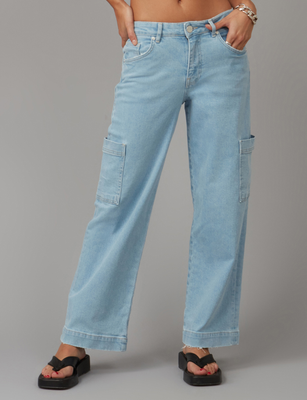 Pheonix Cargo Jeans-Clear Sky