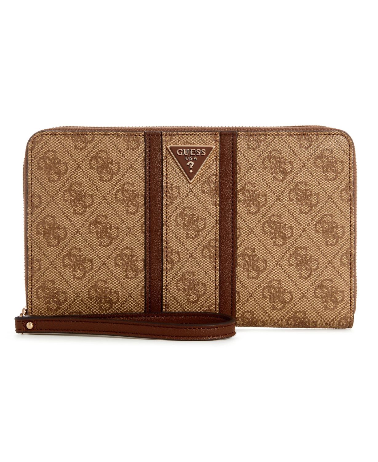 SG900060 Noreen Passport Case-Latte Logo