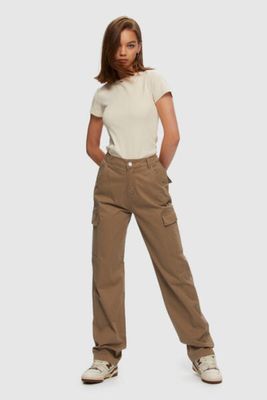 LIN803B Straight Cut Cargo 2.0-Mushroom
