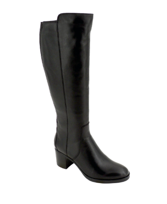 Grayson Tall Leather Boot-Black