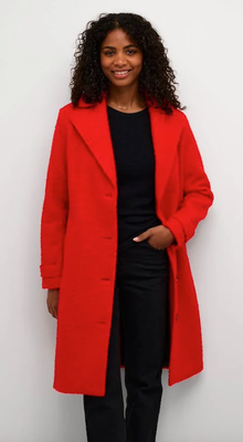 KAanne Coat-Fiery Red