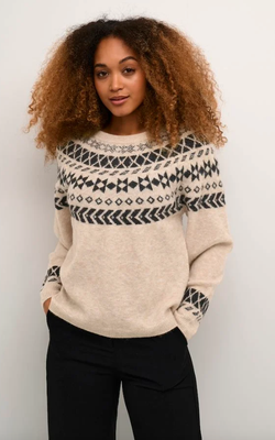 CRCherrie Knit Pullover-Ancient Scroll Jaq