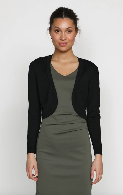 Astrid Bolero-Black Deep