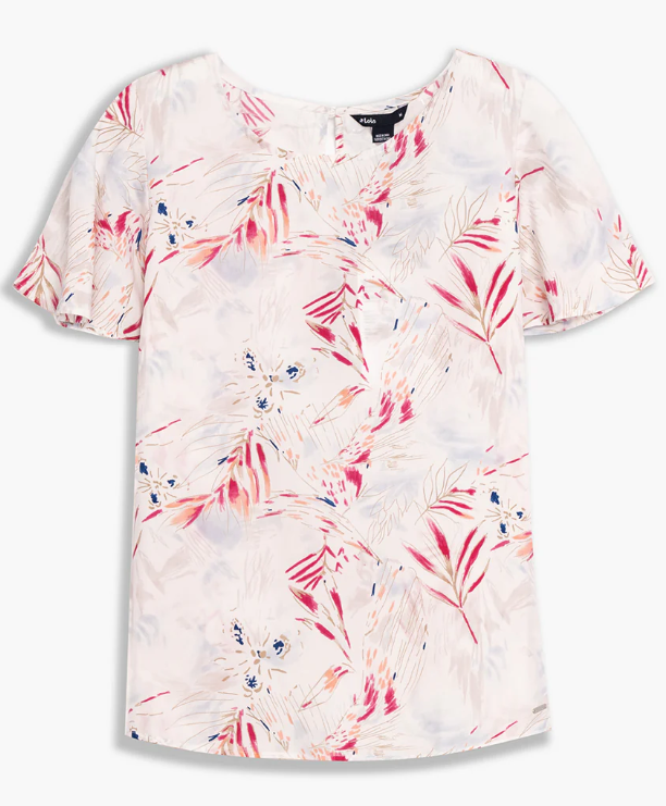 2061 Belinda Flirty Blouse-White