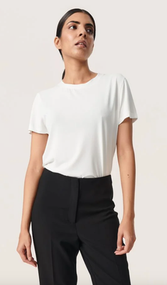 SLColumbine Crew-Neck T-Shirt-Broken White