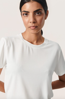 SLColumbine Crew-Neck T-Shirt-Broken White