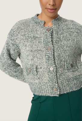 SLKamelia Cardigan-Rain Forest Melange