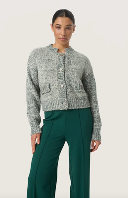 SLKamelia Cardigan-Rain Forest Melange