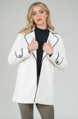 1254 Monica Jacket-Winter White