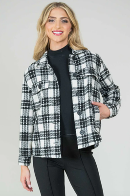 1248 Emmie Jacket-Black/White
