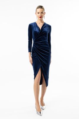 J029059 Astro Dress-Navy