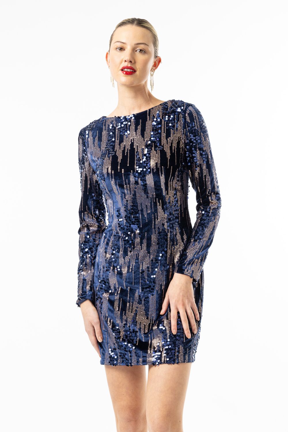 Y035473 Infinity Dress-Navy